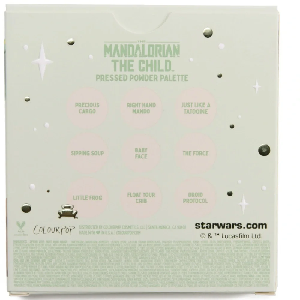 ColourPop The Child 9-Pan Pressed Powder Palette limited edition NIB Mandalorian